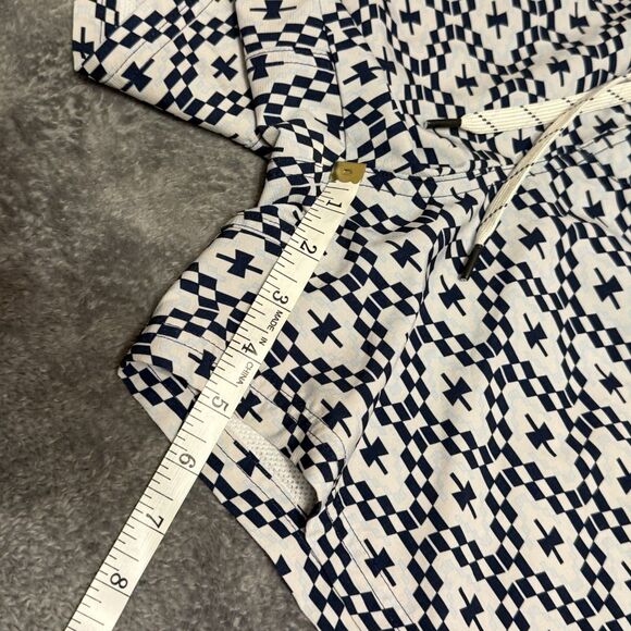 Alpine Men’s Swim Shorts White Geometric Pattern Western Size 2XL XXL - Picture 7 of 7